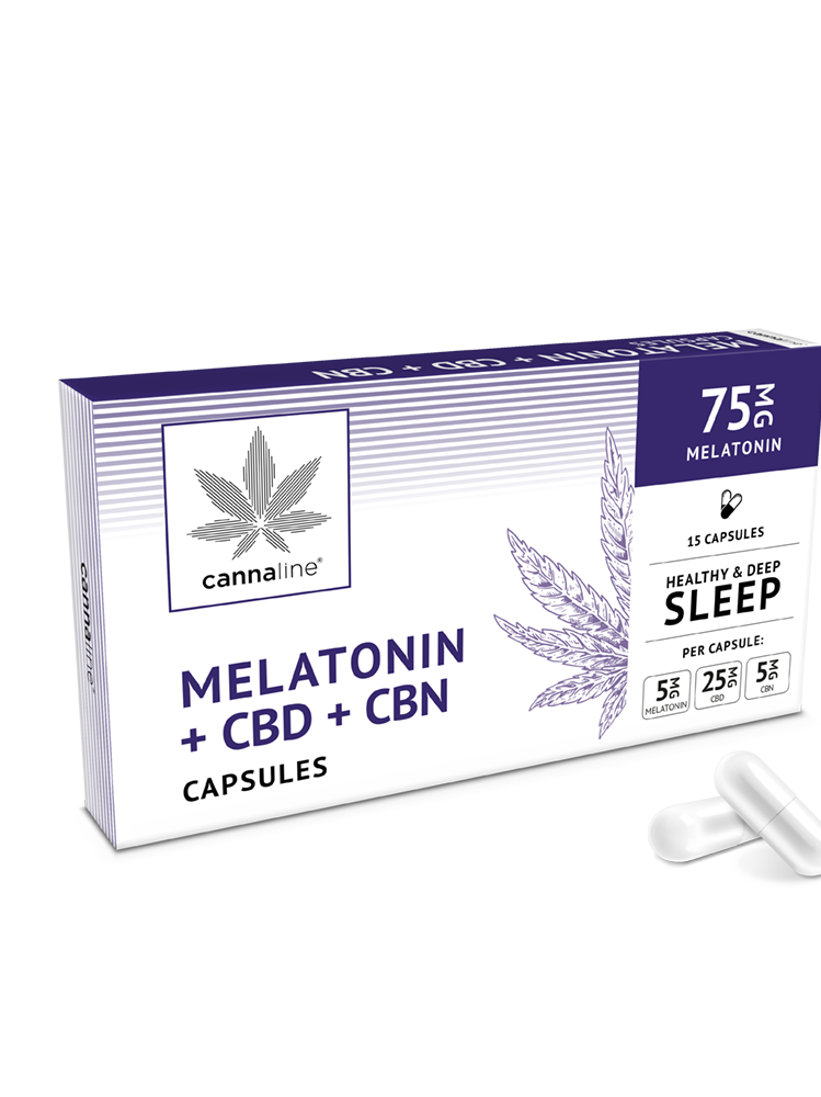 Melatonin + CBD + CBN Kapseln – Für einen entspannten Abend und erholsame Nächte