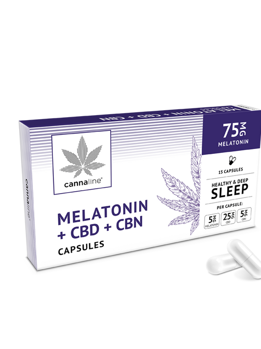 Melatonin + CBD + CBN Kapseln – Für einen entspannten Abend und erholsame Nächte