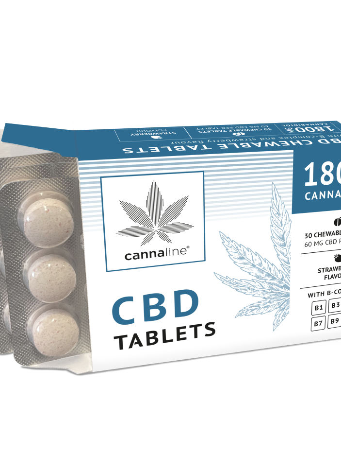 Cannaline CBD Tablets – 1800 mg Cannabidiol (30 Tabletten - Monatsration)